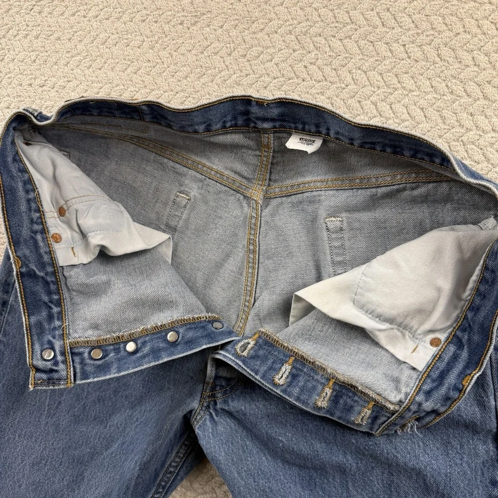 Vintage Levi's 501xx Button Fly‎ Jeans Men's 38x34 Grunge Denim 90's Rockabilly